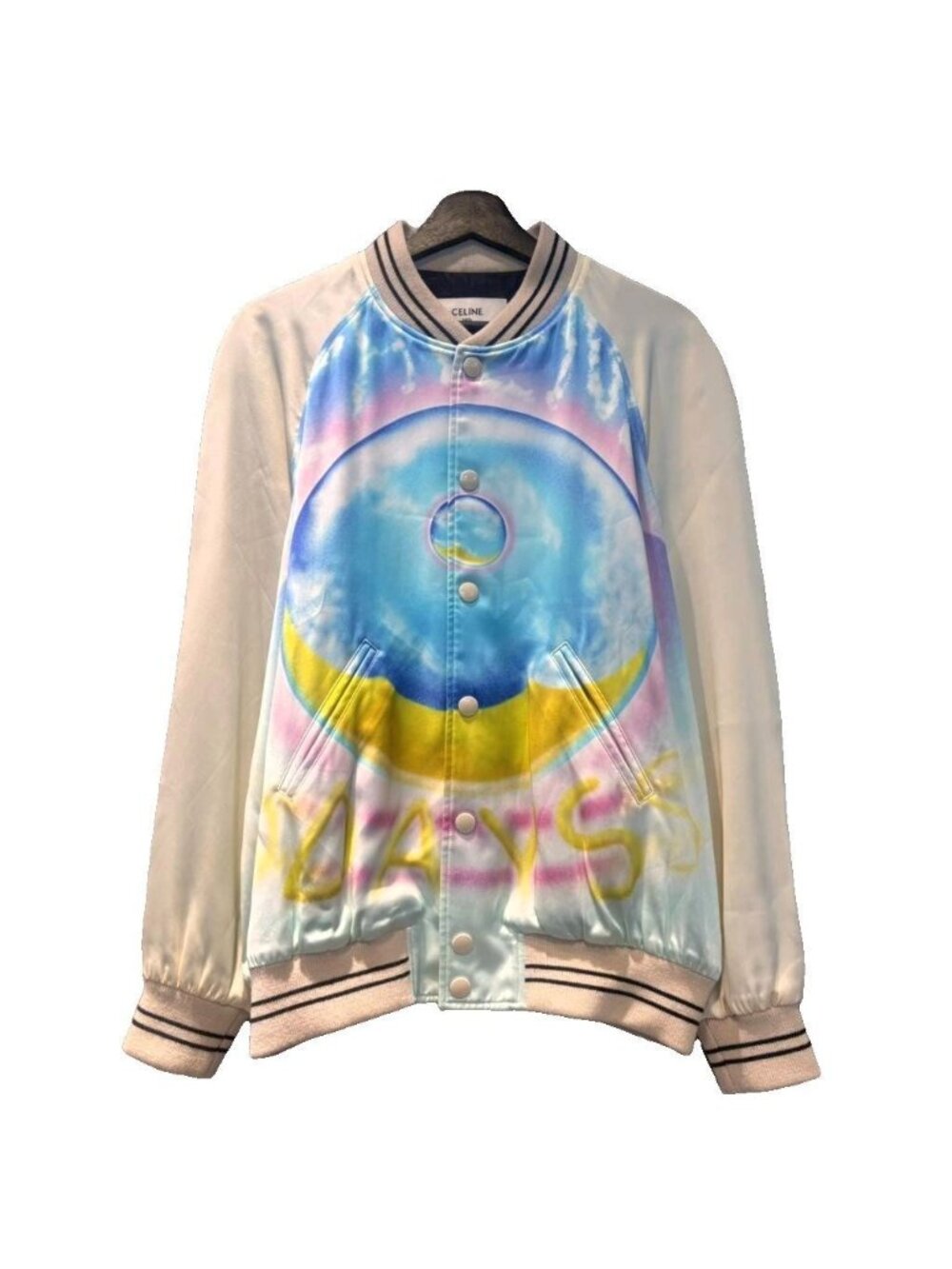 Celine Teddy Souvenir Jacket Satin Heavenly Days 44